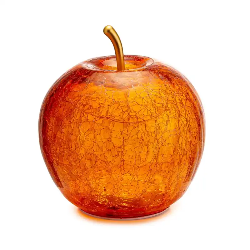 Migliore Qualità Mela vetro led arancione 27x29