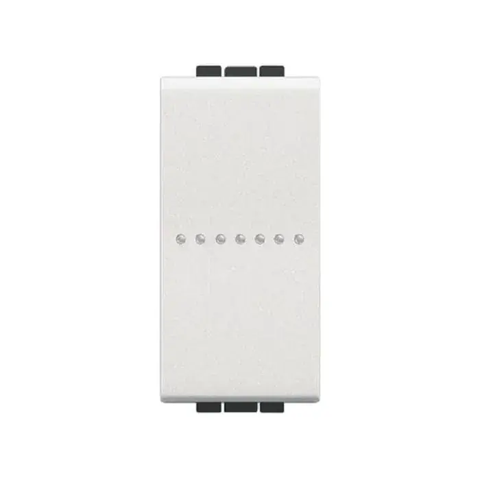 A Buon Prezzo LIVING LIGHT DEVIATORE 1 MODULO 10 AX 250 VAC ASSIALE BIANCO BTICINO N4053N
