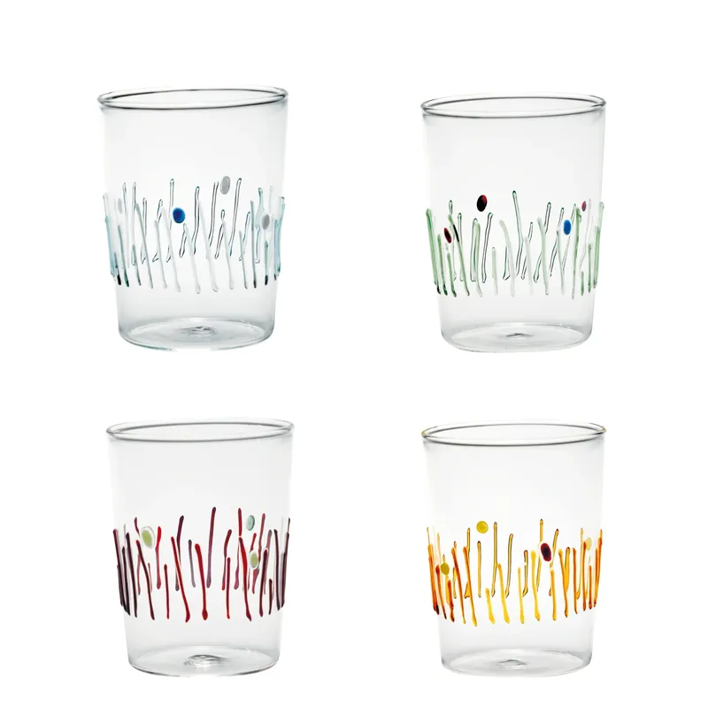 Zafferano · 4 Stagioni tumbler · Set 4 tumbler All’Ingrosso