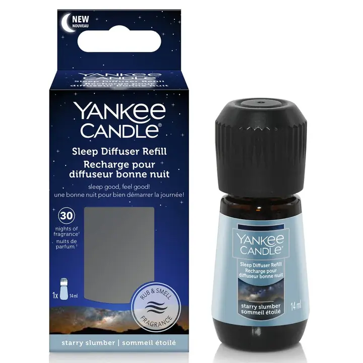 Yankee Candle · Ricarica Sleep Diffuser · Starry Slumber Alta Qualità