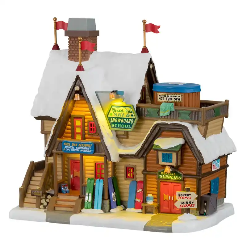 Yonder Peak Ski E Snowboard School Lemax Bestseller