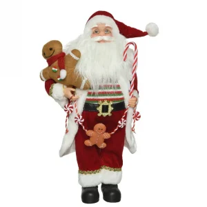 Affare Babbo Natale Con Biscotto Marzapane 16X21X45 Cm