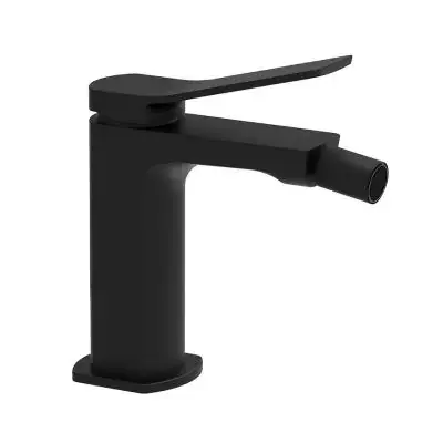 A Buon Prezzo Rubinetto miscelatore monocomando nero opaco per bidet serie tilt scarico 11/4" - nero opaco PAFFONI