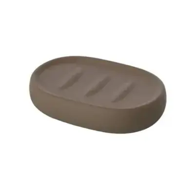 A Buon Prezzo Porta sapone da appoggio in ceramica modello sidney dim. cm(lxpxh):12x8x3 tortora Feridras