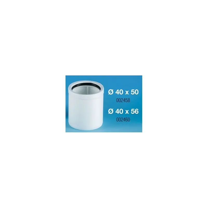 002458 ADATTATORE CON OR ø40x50 Bianco 8.2458.01 Promo Stagionale